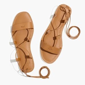 Madewell “the boardwalk” lace up sandal